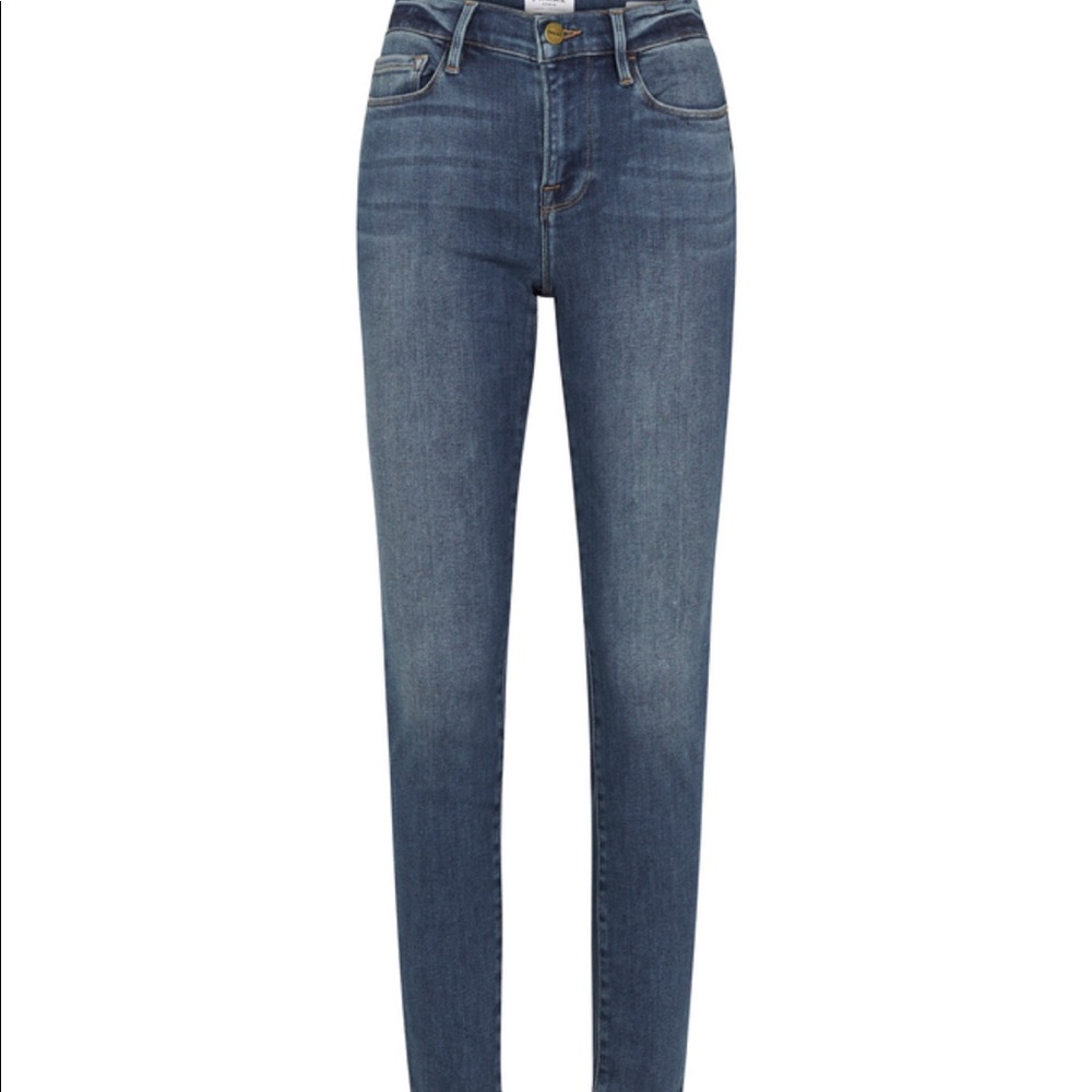 Frame Le Skinny De Jeanne Maje Wash Jeans Size 26